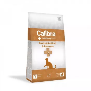 Calibra Veterinary Diets Cat Gastrointestinal & Pancreas sausā kaķu barība, 2 kg