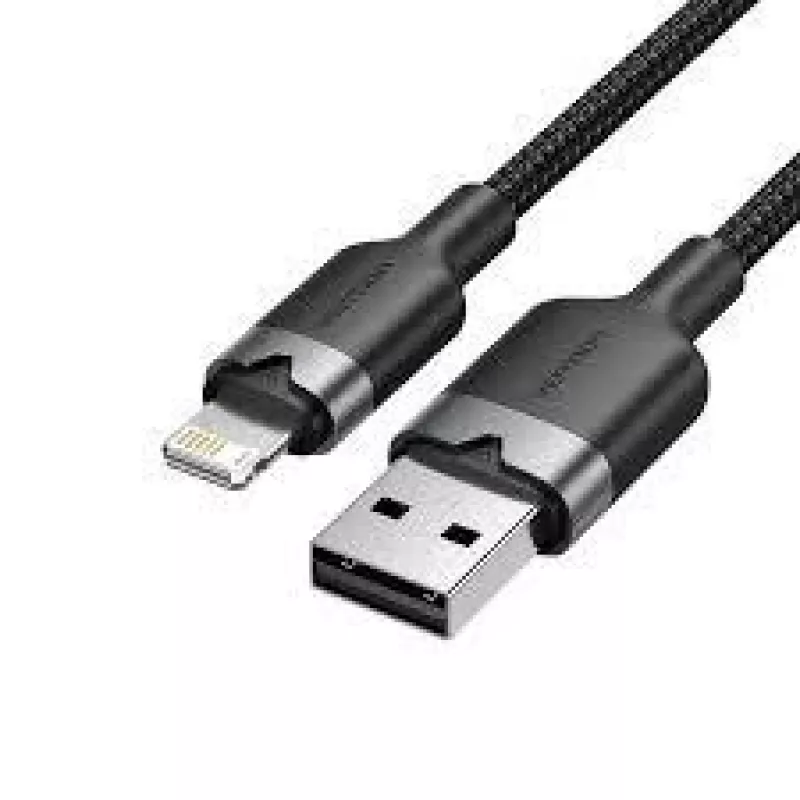 Kabelis USB2.0 uz LIGHTNING/1M Melns Lanbf Vention