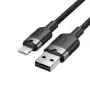 Kabelis USB2.0 uz LIGHTNING/1M Melns Lanbf Vention