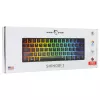 Mehāniskā spēļu tastatūra White Shark Shinobi-2 ar sarkanajiem slēdžiem, melna, ASV izkārtojums