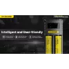 Baterijas lādētājs Nitecore Ci12 Universāls USB lādētājs Li‑Ion, NiCd, NiMH, 3A ieeja 5/9/12V, plastmasas korpuss