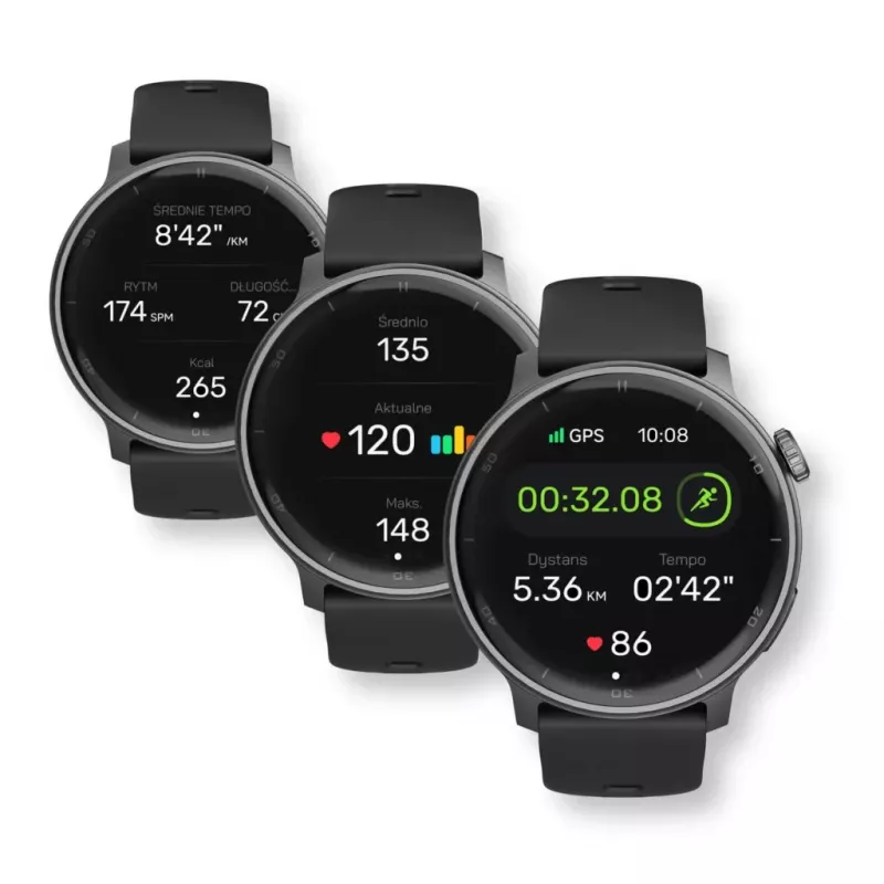 Stelio STSWA101BK Activ GPS 46mm melns viedpulkstenis
