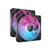 Corsair iCUE LINK RX140 RGB ventilators, 14 cm, melns, 300-1700 RPM