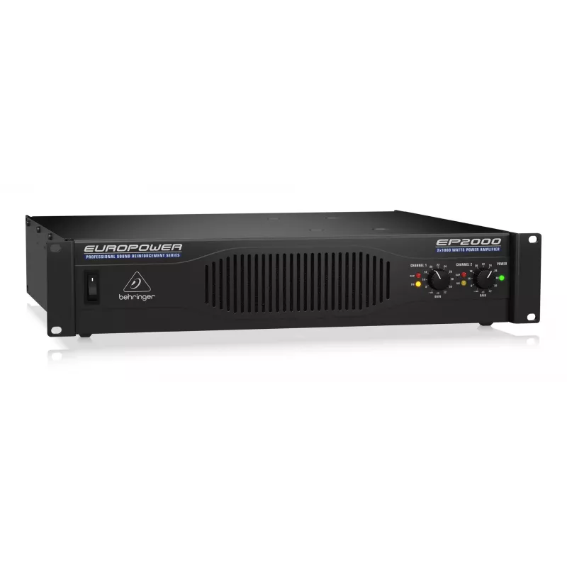 Behringer EP2000 audio pastiprinātājs Performance/stage Melns