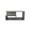 Kafijas galdiņš Top e Shop PRIMA BETON, brīvas formas virsma, taupe, 900×510×430 mm, 1 kāja