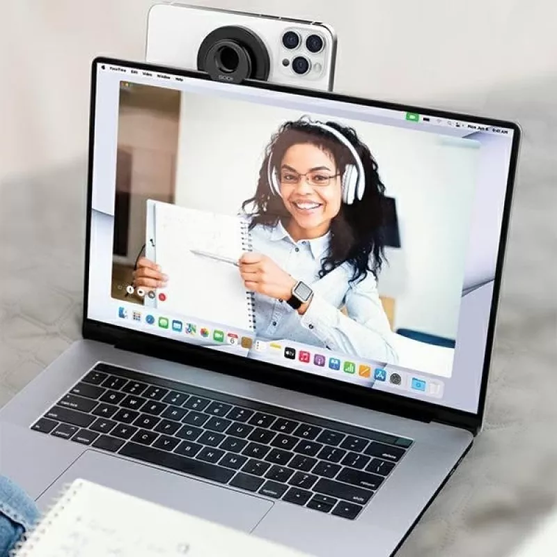 Induktīvais turētājs MacBook MagSafe melns