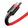 USB kabelis Baseus CAMKLF-C09 2m USB A Micro-USB B sarkans