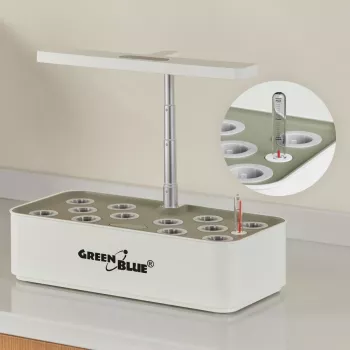 GreenBlue Intelligentā iekštelpu augu audzēšanas sistēma, SMART pods, 4L ietilpība, 12 augiem, pilna spektra LED, GB133