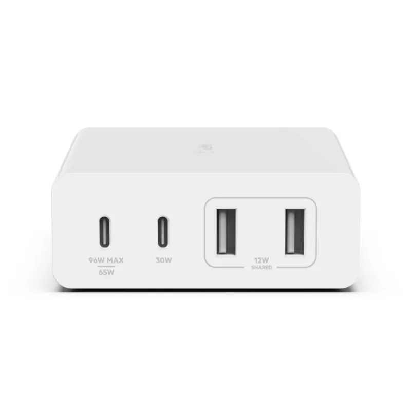 Iekštelpu lādētājs Belkin WCH010VFWH 2m kabelis 2 USB Type-C porti balts