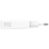 Lādētājs PDPlug Dual 65W GaN 2xUSB-C balts