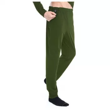 Heated Pants Glovii GP1CXL Universal XL zaļa — ar baterijām darbināmas apsildāmas bikses, XL izmērs