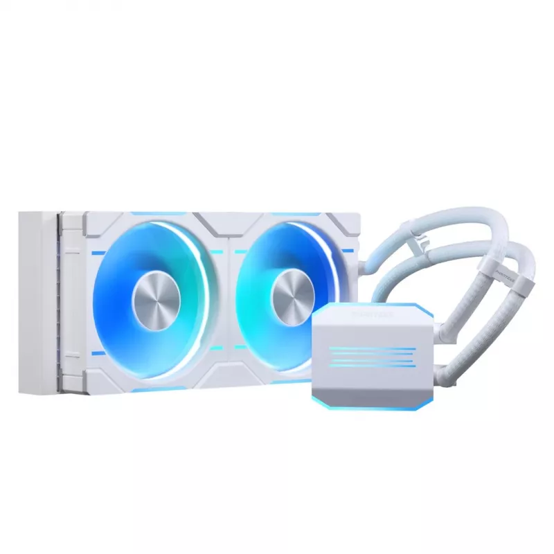 Phanteks Glacier One 240D30 DRGB Processor All-in-one liquid cooler 12 cm balta 1 gab.