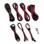 CableMod C-Series PRO RM Melns Label barošanas kabeļu komplekts CM‑PCSR‑16P3KIT‑NKKR‑R — melns un sarkans pīts PSU kabeļu komplekts