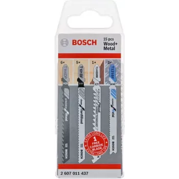 Bosch 2 607 011 437 finierzāģa/lentzāģa/virzuļzāģa asmens Finierzāģa asmens 15 gab.
