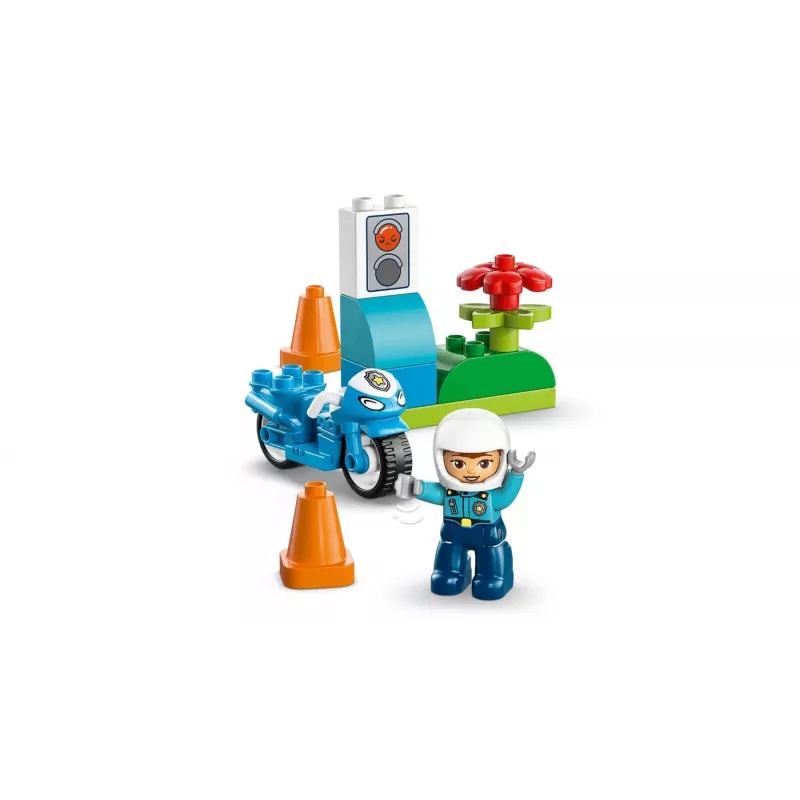 LEGO DUPLO 10471 Zilais policijas motocikls