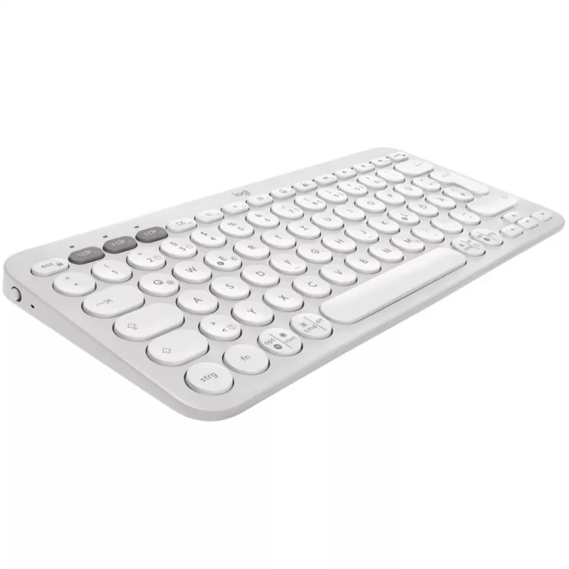 Logitech Pebble 2 Combo komplekts, balts, bezvadu, vācu, 920-012204
