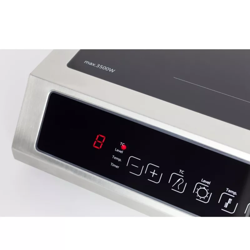 Caso | Thermo Control Hob | TC 3500 | Degļu/gatavošanas zonu skaits 1 | Skārienjutīga vadība | Melns/nerūsējošais tērauds | Indukcija