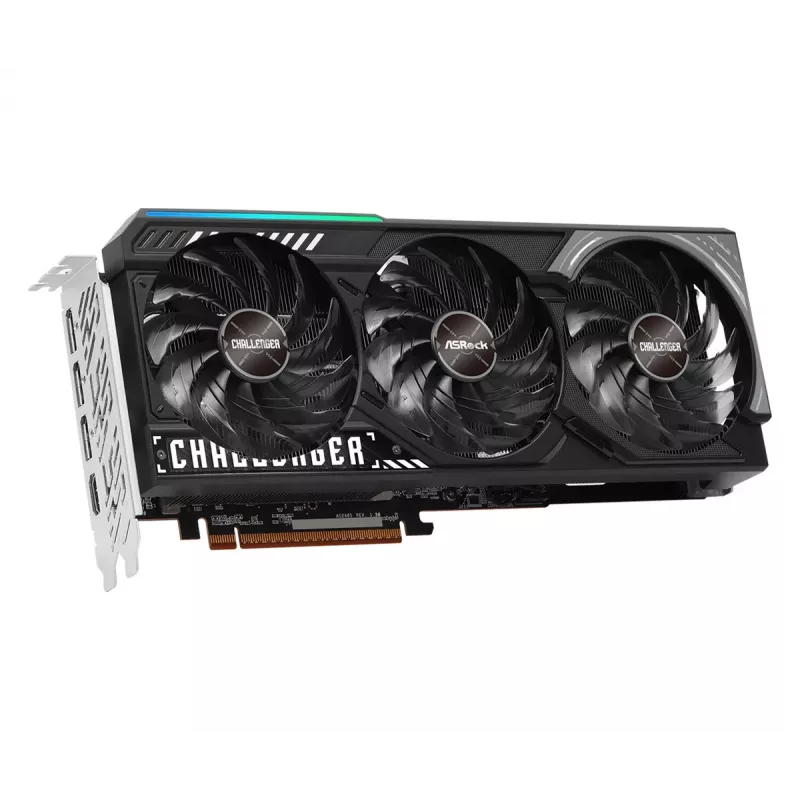 Grafikas karte ASRock Challenger Radeon RX 9070 — 16 GB GDDR6, 256 bitu, PCIe 5.0, 3x DisplayPort 2.1a + HDMI 2.1b