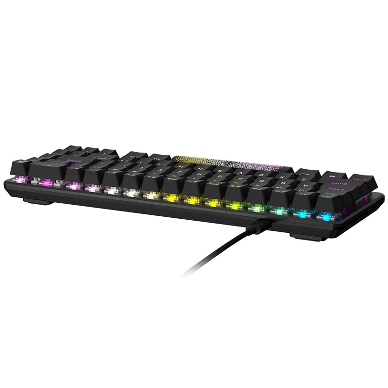 Corsair K65 PRO MINI klaviatūra, spēļu, USB, QWERTZ, vācu, melna