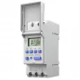 DIN-sliedes elektroniskais taimera slēdzis QOLTEC 50983, darbināms ar baterijām, automatizācijas shēmām
