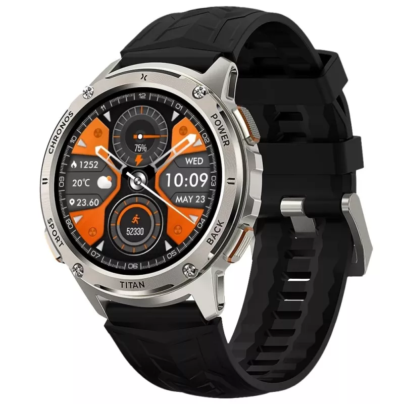 Smartwatch FW110 Titan Chronos sudraba
