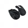 Spēļu pele Razer Naga V2 HyperSpeed RF bezvadu + Bluetooth, labā roka, 30000 DPI, optiskā, melna