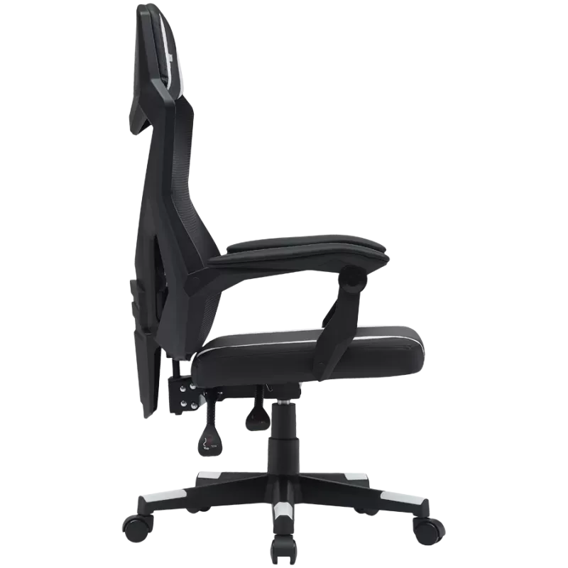 CANYON spēļu krēsls Flow MCH01 Mesh Melns Balts