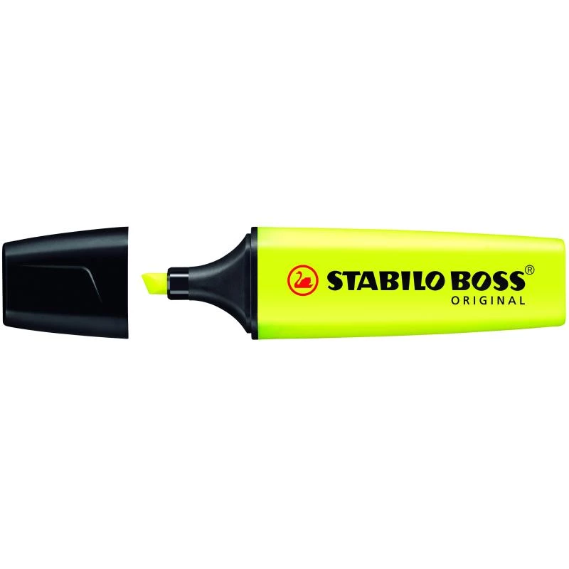 Marķieris STABILO BOSS Oriģināls Chisel tip dzeltena
