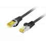Tīkla kabelis Lanberg PCF6A-10CU-0100-BK Melns 1m Cat6a S/FTP