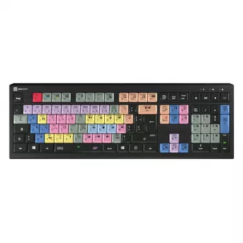 Logickeyboard LKB-EDIUS-A2PC-FR tastatūra Universāla USB AZERTY Franču Melna