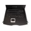 Rack konsole VALUE 26.99.0123, 17 collu (43.2 cm) LCD, 1280×1024, 1U, franču klaviatūra, melna