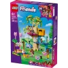 Konstruktora rotaļlieta LEGO Friends 42666 Kaķa dzimšanas dienas ballītes koka mājas komplekts, 321 gab., 6+ gadi, 180×160×100 mm