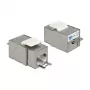 Keystone modulis DELOCK 86404 — RJ-45 sudraba, 38,5×22,3×17,3 mm
