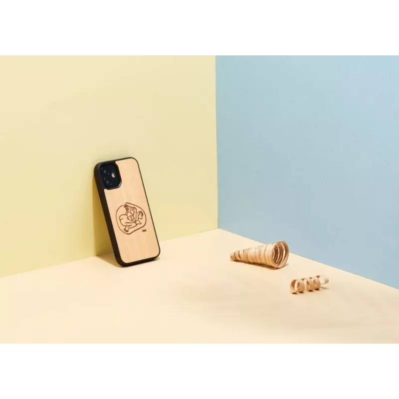 Aizsargājošs telefona vāciņš Man and Wood iPhone 12 mini — bērnu zivs dizains