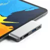 Satechi alumīnija USB-C centrmezgls iPad Pro sudraba krāsā