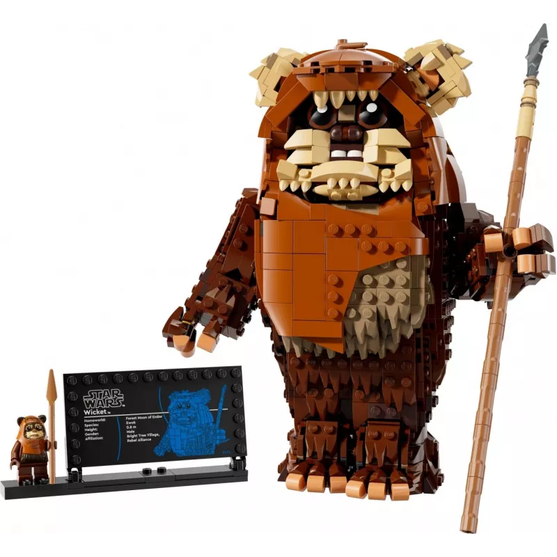 LEGO Star Wars Construct Wicket the Ewok 75430 būvkomplekts — 1010 detaļas, 230 mm modelis, vecumam 12+