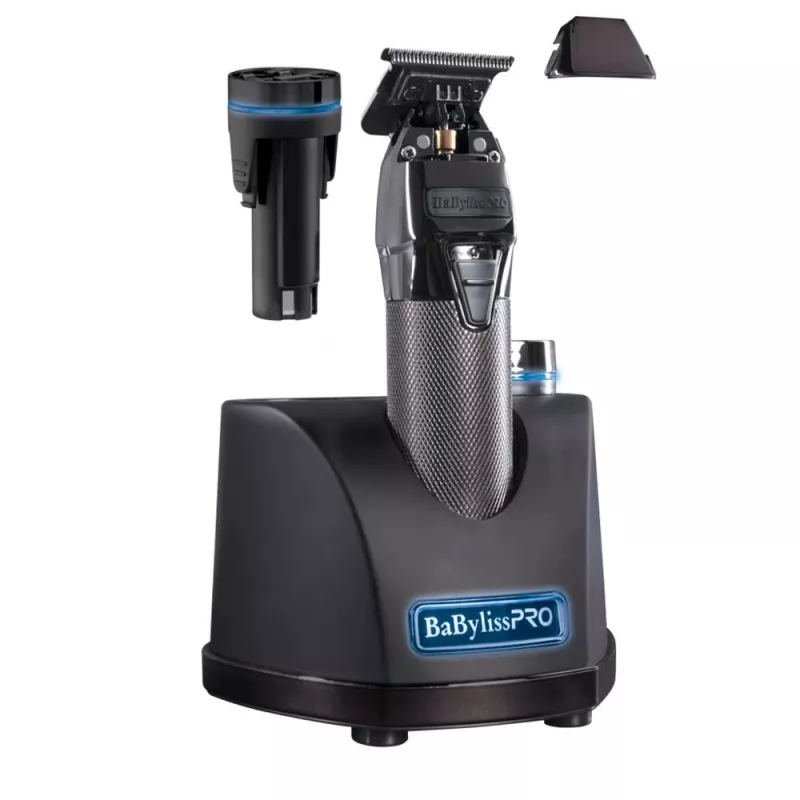 BaByliss PRO Skeleton Snap FX797E matu un bārdas trimeris ar uzlādes statīvu 1gb.
