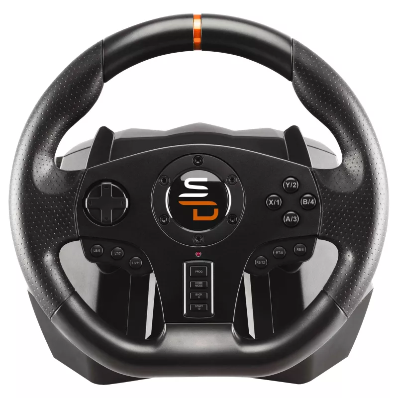 Subsonic SA5595-PC spēļu kontrolieris melns USB stūre + pedāļi