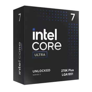 Intel Core Ultra 7 270K Plus 24 kodolu LGA1851 procesors, kastē (BX80768270K)