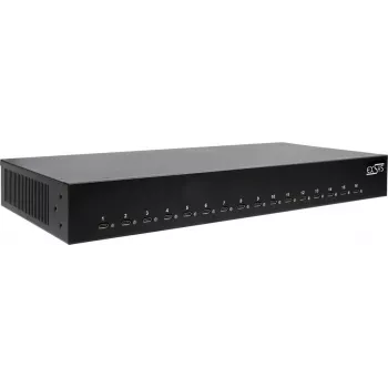 EXSYS EX-11017 16 pieslēgvietu USB Type-C uzlādes stacija