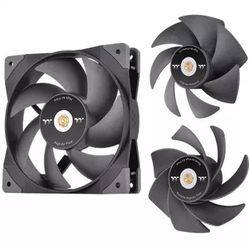 Thermaltake SWAFAN GT12 120mm korpusa ventilators - melns