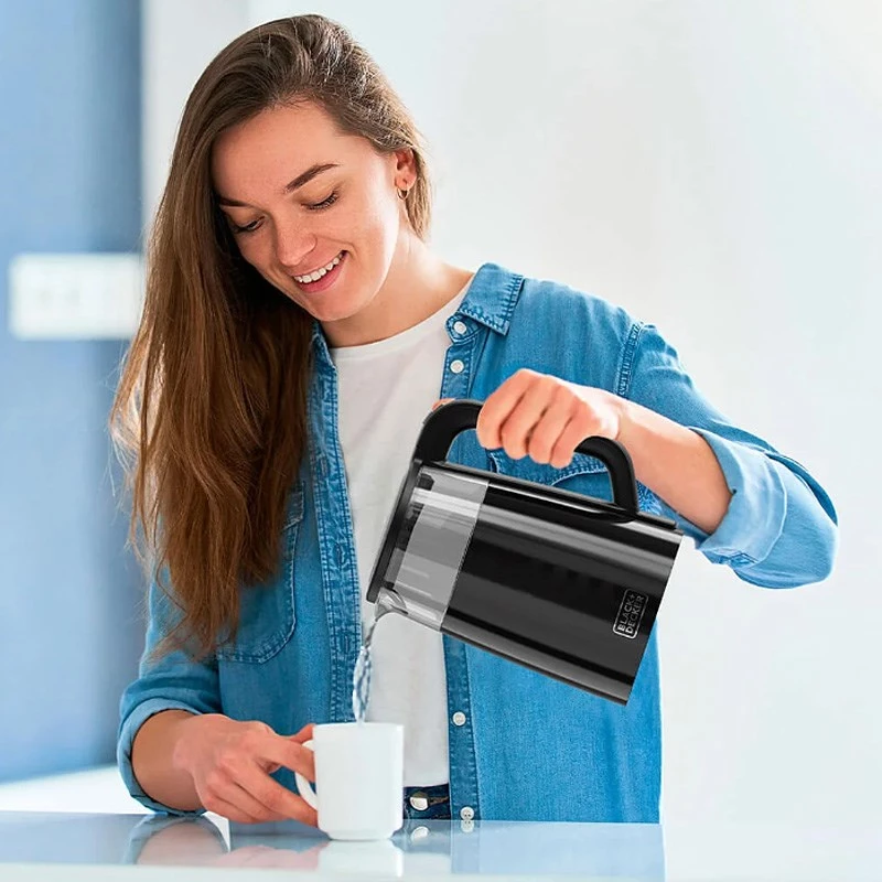 Elektriskā tējkanna Melns & Decker 1.7L 2200W Melna