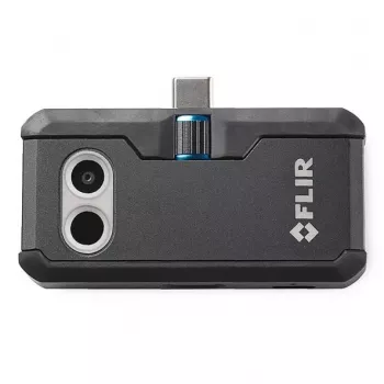 FLIR ONE Pro Android USB-C termokamera — FLIR, modelis FP3AC, 8,7 Hz, NETD 150 mK, 8–14 µm, fiksēts fokuss, USB-C