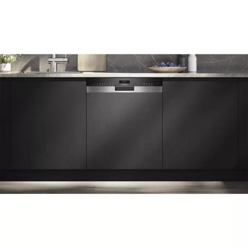 Siemens iQ500 SN55ES12CE trauku mazgājamā mašīna Daļēji iebūvēta 14 galda klājumu komplekti