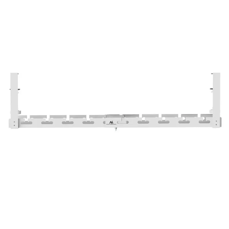 Maclean galda apakšējais kabeļu organizators, maks. slodze 5 kg, maks. 728 mm, balts, MC-103 W