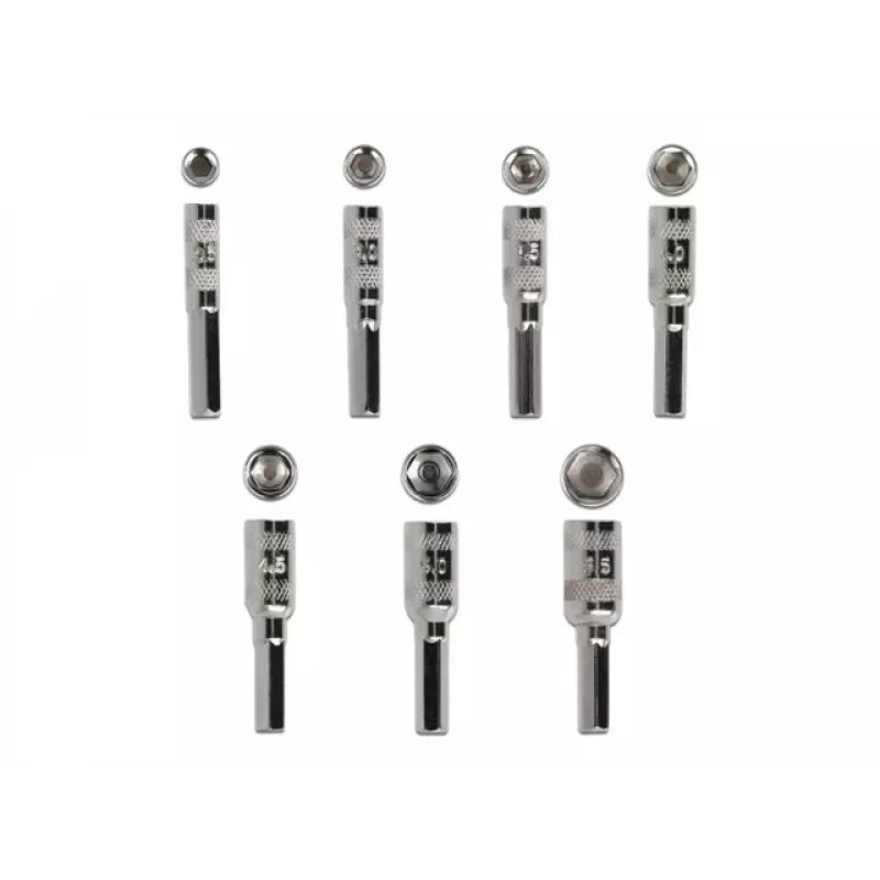 Skrūvgriežu komplekts DeLOCK 90551 8 gab. ārējās sešstūra dobo uzmavu 2,5–5,5 mm