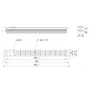 Strāvas sadales bloks GEMBIRD EG-PDU-10C132C19 — 10x C13 ligzdas, 1U statnes, 16A C19 ieeja, 2 m kabelis, 3500 W