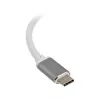 SilverStone SST-EP08C - USB 3.1 Type-C Adapteris uz HDMI/USB Type C/USB Type A - Sudraba