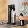 BRITA gāzēšanas pudele 650 ml, nerūsējošais tērauds, melna, piemērota trauku mazgājamajai mašīnai