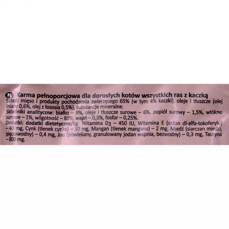 RAFI Cat Adult ar pīli - mitrā kaķu barība - 100g